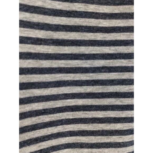 Hugo Boss Mens Pullover Navy Gray Striped Jumper Spellout Sweater Large ** - Picture 8 of 15